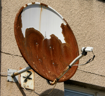 Satellite Dish Damage - Cause for bad signal